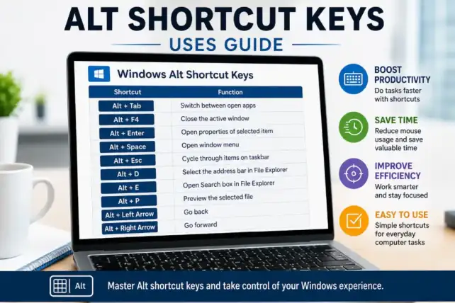 alt shortcut keys uses