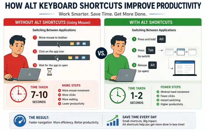 alt shortcut keys uses about