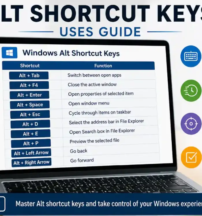 alt shortcut keys uses